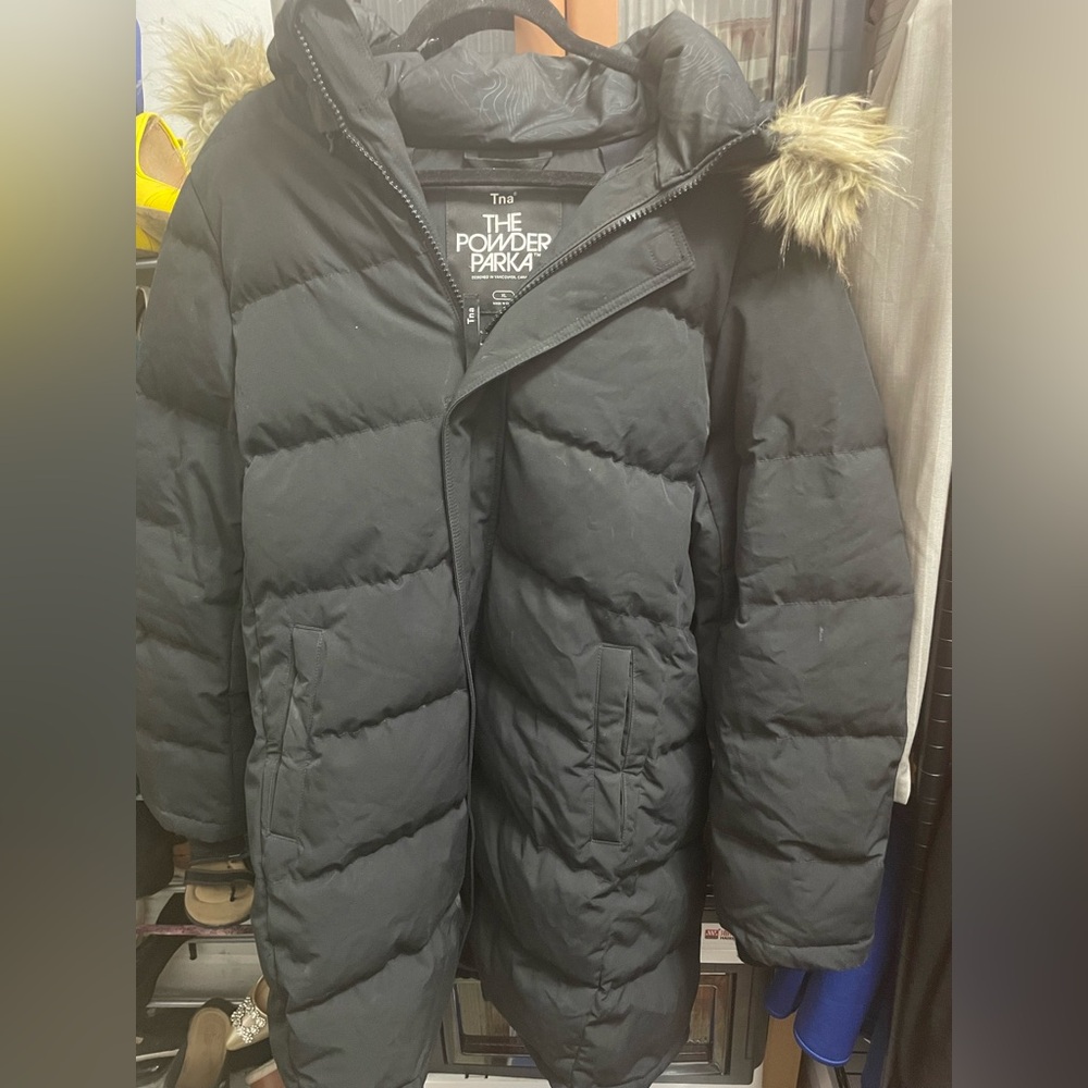 ARITZIA Tna Women's Black Parka Coat